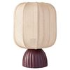 Лампа настольная Texture Rib, 27х39 см, вишневая/бежевая, Bergenson Bjorn, фото 