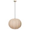 Светильник подвесной Texture Rib, 48 см, бежевый, Bergenson Bjorn, фото 