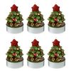 Набор декоративных свечей Green Miracle из коллекции New Year Essential, 6 шт., Tkano, фото 