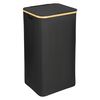 Корзина для белья Neat Tall, 41х35х74 см, черная, Smart Solutions, фото 