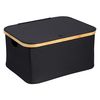 Корзина для белья Neat Low, 40x33x20 см, черная, Smart Solutions, фото 