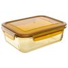 Контейнер для хранения и переноски продуктов 1,5 л янтарного цвета, Smart Solutions, фото 