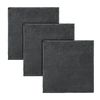 Набор салфеток из микрофибры Cozy Clean, 30х30 см, темно-серые, 3 шт., Smart Solutions, фото 