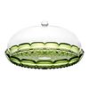 Блюдо сервировочное с крышкой Vanity, 30 см, зеленое, Guzzini, фото 