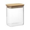 Банка для хранения прямоугольная Glass Acacia, 950 мл, Smart Solutions, фото 