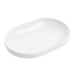 Мыльница Step белая, Umbra, фото 