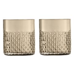 Набор из 2 тумблеров Wicker 330 мл коричневый, LSA International, фото 