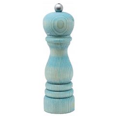 Мельница для перца h 19 см, пихта, цвет светло-голубой, серия VINTAGE, Bisetti, фото 