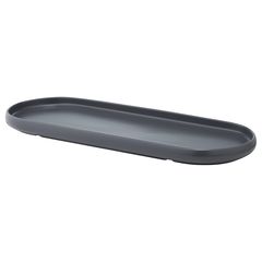 Овальное блюдо темно-серого цвета из коллекции Essential, Tkano, фото 