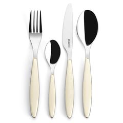 Набор из 24 столовых приборов Cutlery Feeling, бежевые, Guzzini, фото 