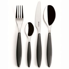 Набор из 24 столовых приборов Cutlery Feeling, серые, Guzzini, фото 