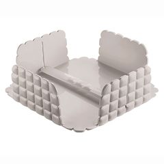 Салфетница настольная Tiffany, 20х20 см, серо-бежевая, Guzzini, фото 