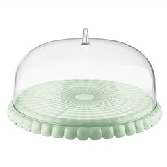 Подставка для торта с крышкой Tiffany, ?36 см, зеленая, Guzzini, фото 