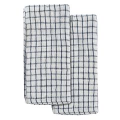 Набор из двух муслиновых полотенец с графичным дизайном из коллекции Essential, 50х70 см, Tkano, фото 