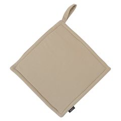 Прихватка из хлопка бежевого цвета из коллекции Essential, 22х22 см, Tkano, фото 