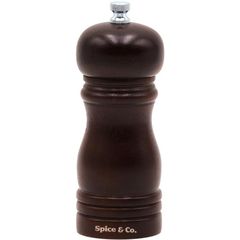 Мельница для соли и перца h 13,5 см, бук, цвет "грецкий орех", серия SPICE & CO, Bisetti, фото 