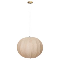 Светильник подвесной Texture Rib, 48 см, бежевый, Bergenson Bjorn, фото 