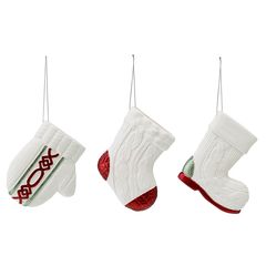 Набор ёлочных украшений Warming tale из коллекции New Year Essential, 3 шт., Tkano, фото 