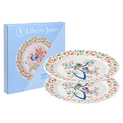 Набор тарелок Love Birds из коллекции Birds of Paradise в подарочной упаковке, ?28 см, 2 шт., Liberty Jones, фото 