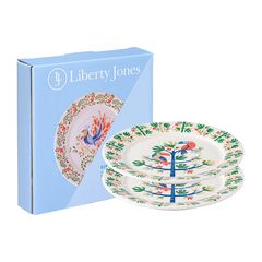 Набор тарелок Toucan из коллекции Birds of Paradise в подарочной упаковке, ?18 см, 2 шт., Liberty Jones, фото 