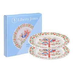Набор тарелок Owl из коллекции Birds of Paradise в подарочной упаковке, ?21 см, 2 шт., Liberty Jones, фото 