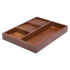 Органайзер для столовых приборов с держателем для ножей Bambox, 30х38 см, Liberty Jones, фото 