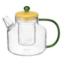 Чайник заварочный Orb, 1,2 л, желтый/зеленый, Liberty Jones, фото 