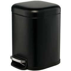Ведро мусорное с педалью, графит, 6 л, Smart Solutions, фото 