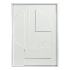 Панно декоративное с эффектом 3D Minimalism, с белой рамой, 50х70 см, Bergenson Bjorn, фото 