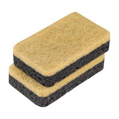 Набор губок для посуды из целлюлозы и кокосового волокна Eco Sponge, черные, 6 шт., Smart Solutions, фото 
