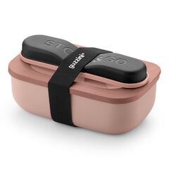 Набор из ланч-бокса и приборов Store & Go, розовый, Guzzini, фото 