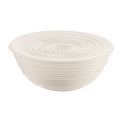 Миска с крышкой Tierra, 25 см, молочная, Guzzini, фото 