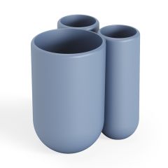 Стакан для зубных щеток Touch, синий, UMBRA, фото 