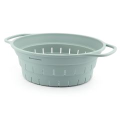 Дуршлаг складной силиконовый Smart Helper, ?25,5 см, шалфей, Smart Solutions, фото 