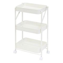 Этажерка 3-х ярусная Smart Cart, белая, Smart Solutions, фото 