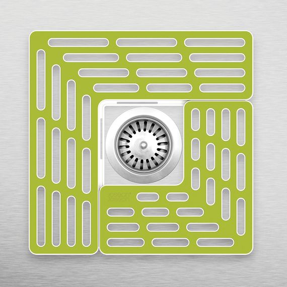 Подложка для раковины универсальная SinkSaver™ серая-белая, Joseph Joseph, фото , изображение 4
