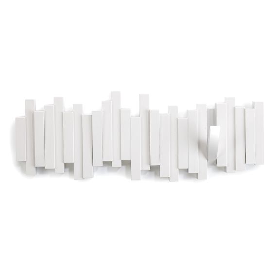 Вешалка настенная Sticks белая, Umbra, фото 