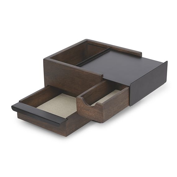 Шкатулка для украшений Stowit Mini чёрная, Umbra, фото , изображение 4