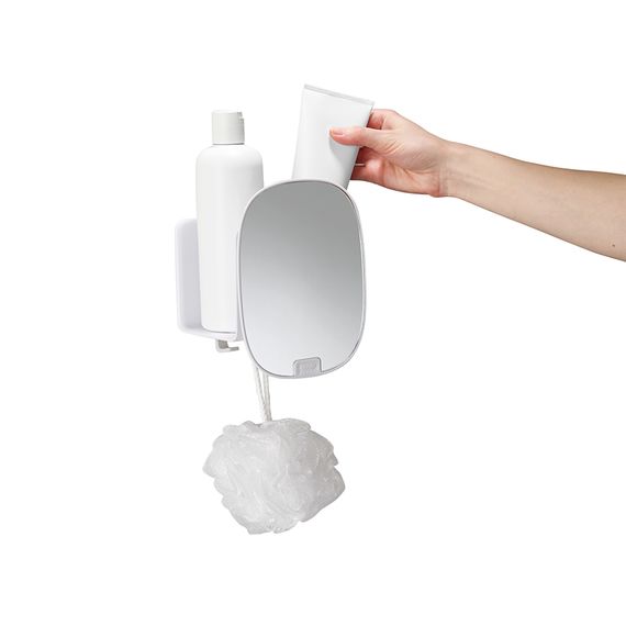 Органайзер для душа с зеркалом EasyStore белый, Joseph Joseph, фото , изображение 7