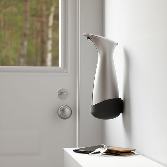 Диспенсер для мыла сенсорный Otto настенный большой никель, Umbra, фото , изображение 2