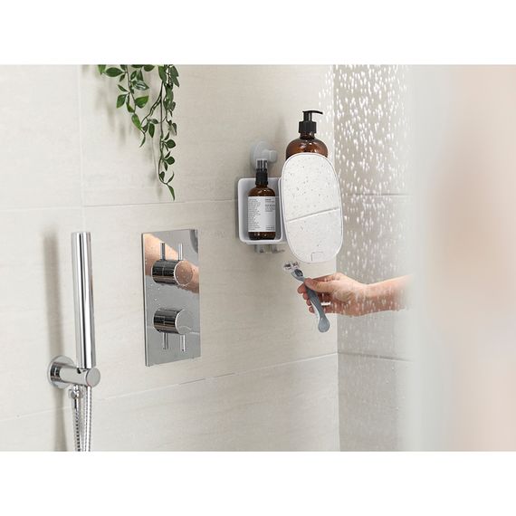 Органайзер для душа с зеркалом EasyStore белый, Joseph Joseph, фото , изображение 11