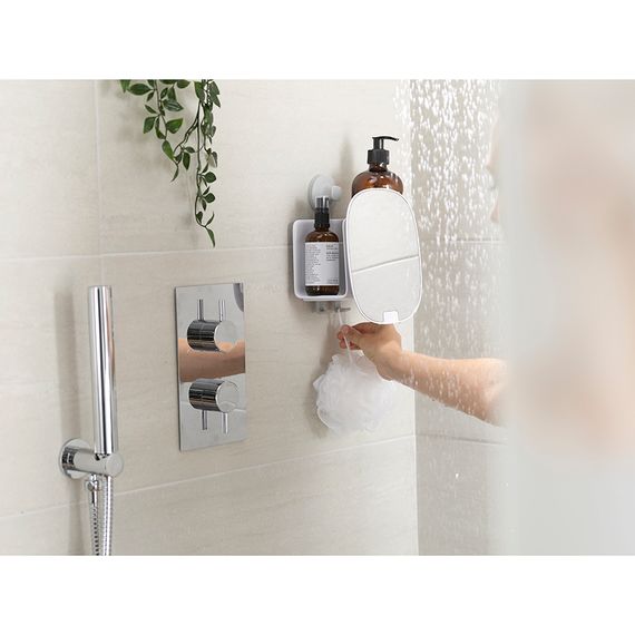 Органайзер для душа с зеркалом EasyStore белый, Joseph Joseph, фото , изображение 13