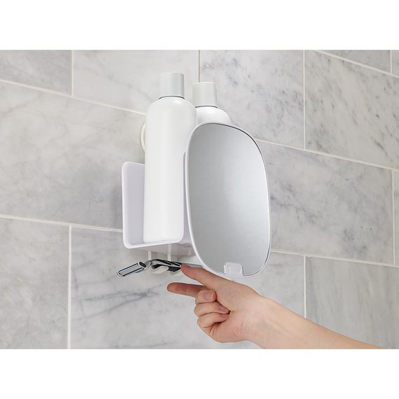 Органайзер для душа с зеркалом EasyStore белый, Joseph Joseph, фото , изображение 2