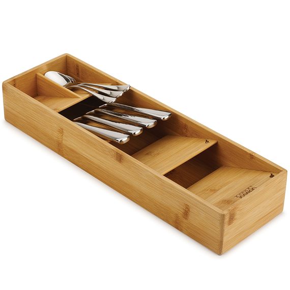 Органайзер для столовых приборов DrawerStore Bamboo деревянный, Joseph Joseph, фото , изображение 5