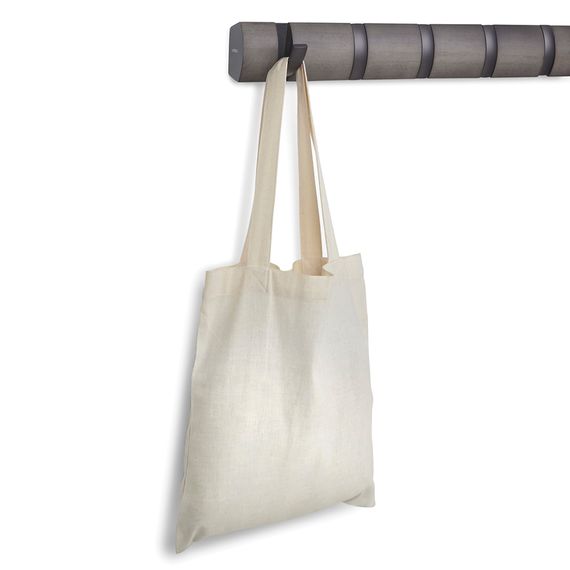 Вешалка настенная горизонтальная FLIP 8 крючков серая, олово, Umbra, фото , изображение 4