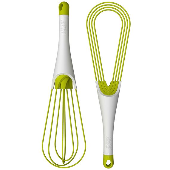 Венчик складной 2-в-1 Twist™ белый-зеленый, Joseph Joseph, фото 