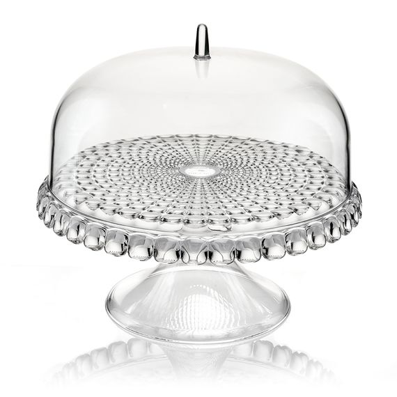 Блюдо для торта с крышкой, Tiffany, 30 см, Guzzini, фото 