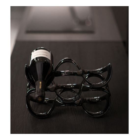 Подставка для бутылок Cuvee, черная, Guzzini, фото , изображение 5