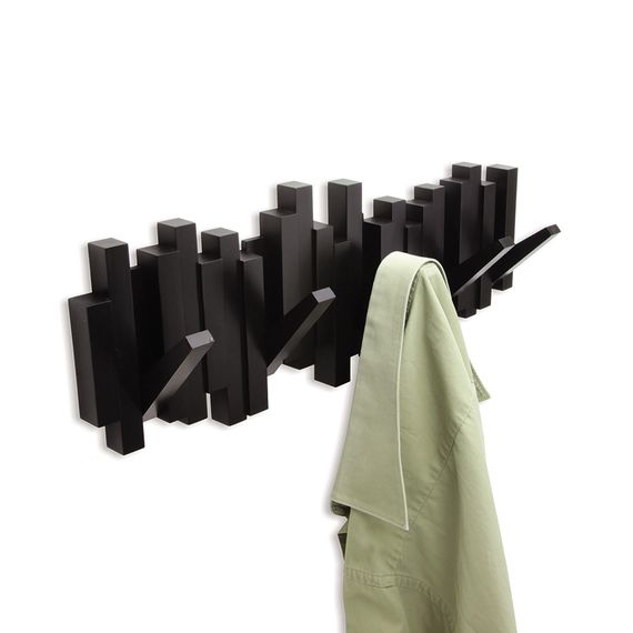 Вешалка настенная Sticks черная, Umbra, фото , изображение 4
