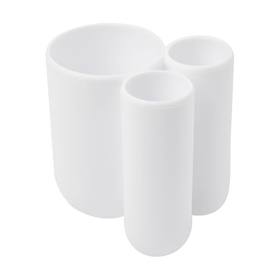 Стакан для зубных щеток Touch белый, Umbra, фото , изображение 2